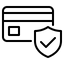 Badge paiement sécurisé. 